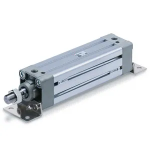 Xi lanh khí nén tiêu chuẩn dạng nắp vuông, tác động kép, một cần piston MDB1B32-10Z - MB1-Z Series